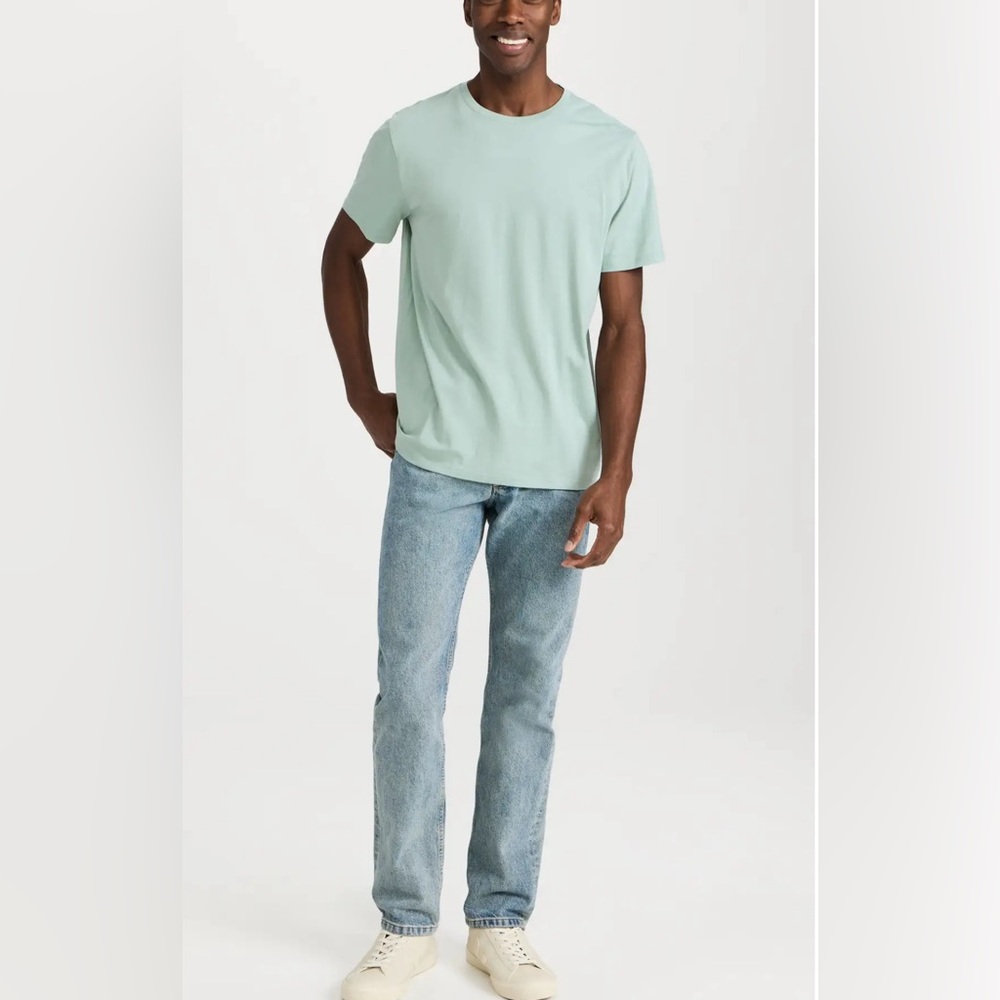 VINCE Pima Crew Neck Tee - Picture 4 of 9